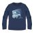 Ushuaia Whale, Bálna férfi hosszúujjú póló S-XXL