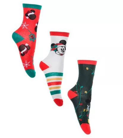 Disney Mickey Santa Hat Karácsonyi zokni