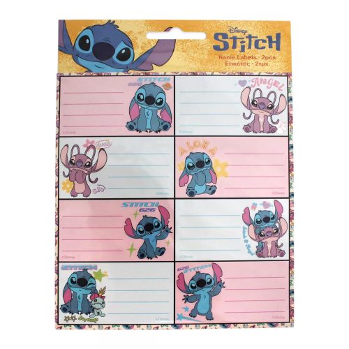 Disney Lilo és Stitch, A csillagkutya Aliens füzetcímke 16 db-os