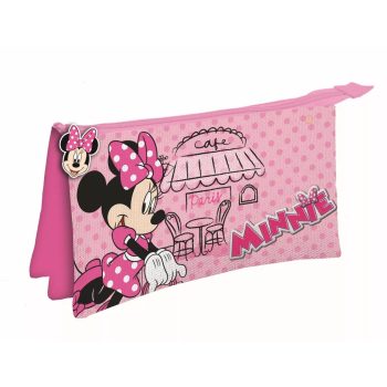 Disney Minnie Paris 3 rekeszes tolltartó 22 cm