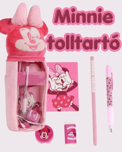 Disney Minnie Wink Pink plüss töltött tolltartó