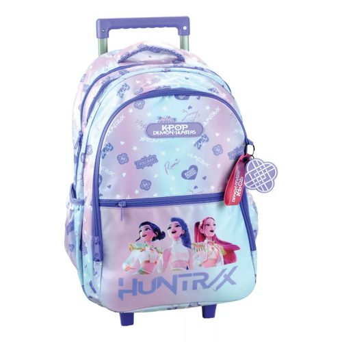 K-pop Démonvadászok Purple gurulós iskolatáska, táska 46 cm