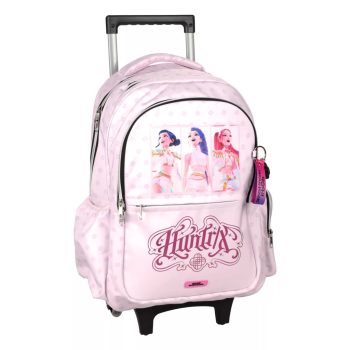   K-pop Démonvadászok Pink gurulós iskolatáska, táska 46 cm
