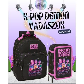 K-pop Démonvadászok Fekete-Pink Csomag 