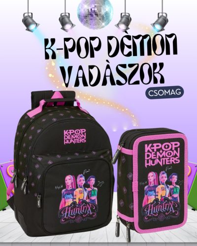 K-pop Démonvadászok Fekete-Pink Csomag 