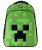 Minecraft Green Face iskolatáska, táska 40 cm