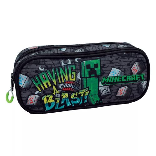 Minecraft Metro Art Blast 2 rekeszes tolltartó 23,5 cm