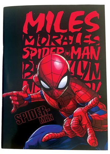 Pókember Miles Morales B/5 vonalas füzet 40 lapos