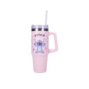   Stitch kék, rózsaszín rozsdamentes acél szigetelt thermo kulacs 900ML