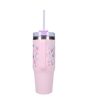 Stitch kék, rózsaszín rozsdamentes acél szigetelt thermo kulacs 900ML