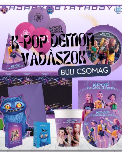 K-pop Demon Hunters Szülinapi dísz EXTRA csomag