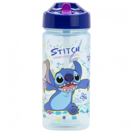 Stitch szívószálas kulacs 510ML