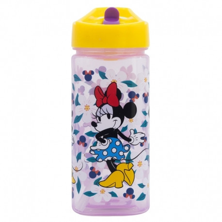 Minnie egér Prémium keményfalú szívószálas kulacs gyerekeknek - 510ML