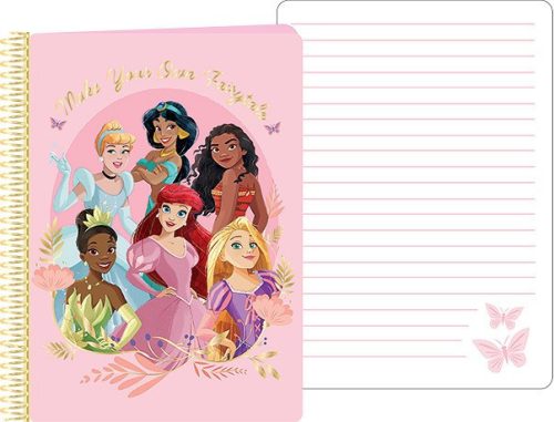 Disney Hercegnők A5 méretű Spirálos Notesz 14,5x21cm FSC